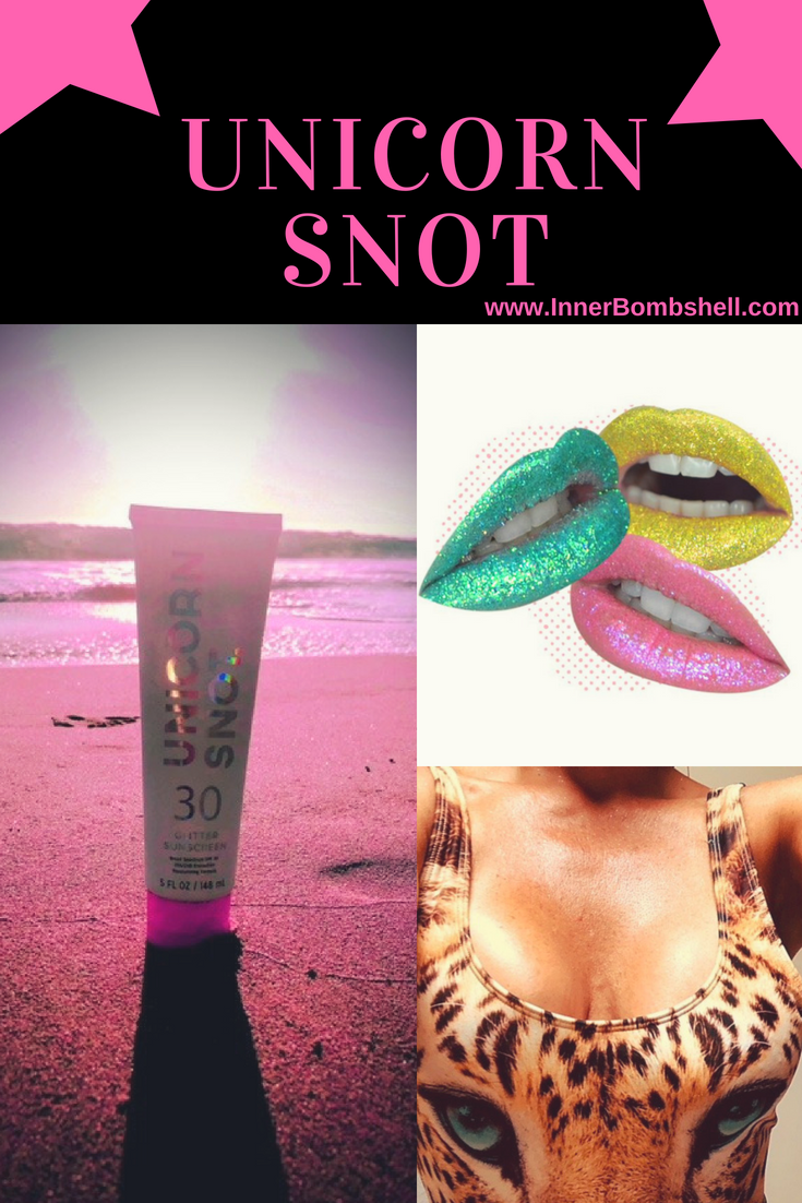Unicorn Snot, glitter, shine, lip gloss, body and face gel, glitter, sunscreen